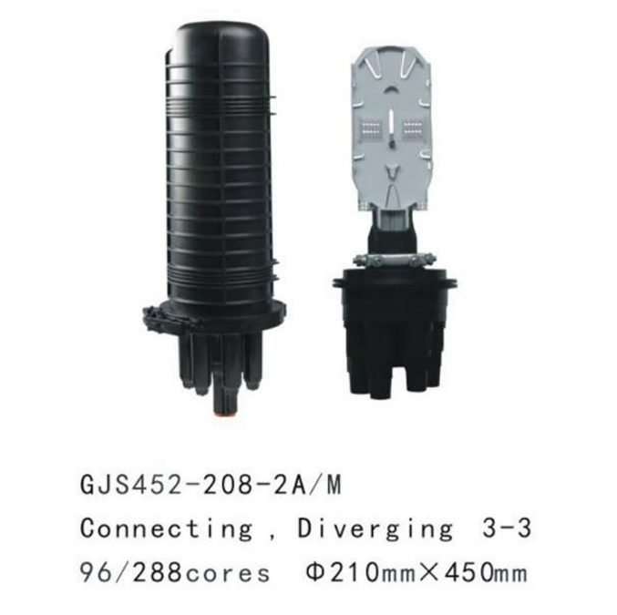 Fermetures &agrave; fibre optique Dome-Type 452